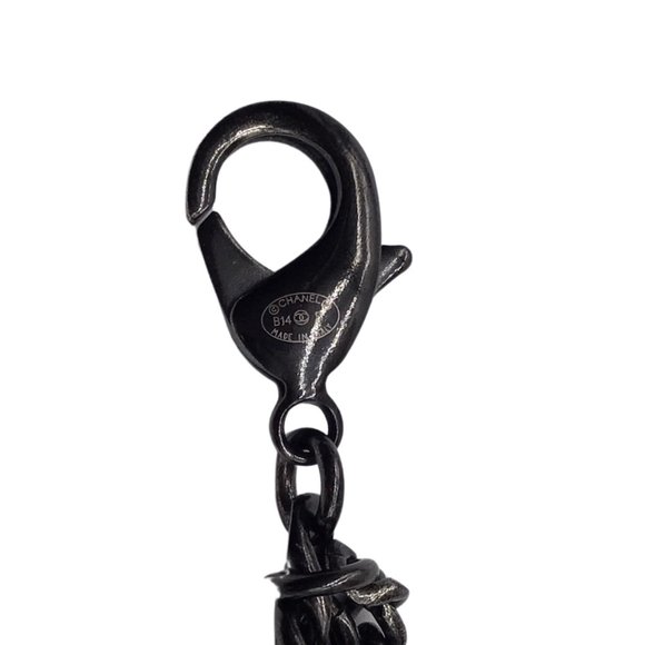 CHANEL 2014 MULTI STRAND FRINGE CHAIN NECKLACE - Picture 4 of 6